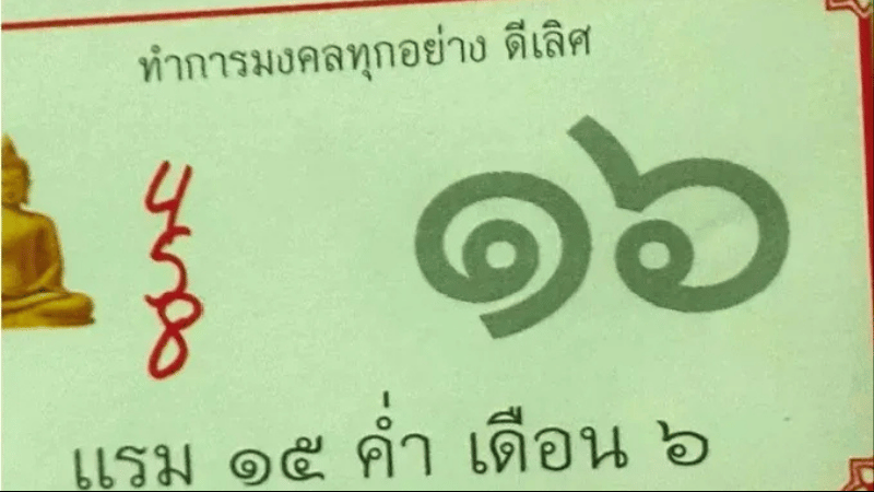 เลขเด็ดปฏิทินหลวงพ่อรวย 16 พฤษภาคม 2569 เปิดแนวทางเลขเด่นงวดนี้ คอหวยจับตาให้ไว